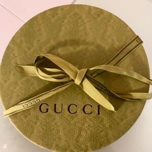 New Authentic Gucci GG Logo Pet Food Water Bowl Large Beautiful & Rare NEW